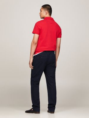 blue essential mercer twill chinos for men tommy hilfiger