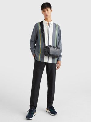 Rugby Stripe Relaxed Fit Shirt BLUE Tommy Hilfiger