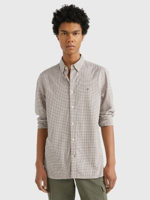 Slim Fit Check Shirt YELLOW Tommy Hilfiger