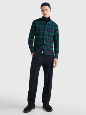Black Watch Tartan Regular Fit Shirt BLUE Tommy Hilfiger