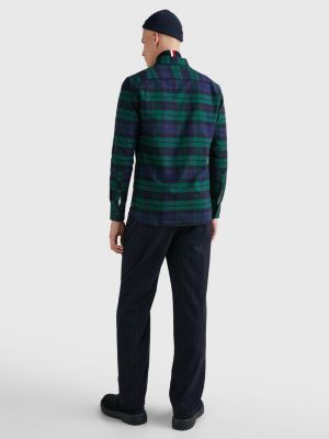 Black Watch Tartan Regular Fit Shirt BLUE Tommy Hilfiger