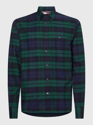 Black Watch Tartan Regular Fit Shirt BLUE Tommy Hilfiger