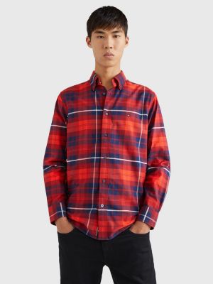 de tartán Black Watch corte regular | ROJO | Tommy Hilfiger
