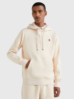 Monogram Flex Fleece Hoody | BEIGE | Tommy Hilfiger
