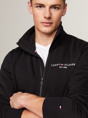 Mens black 2024 tommy hilfiger sweatshirt