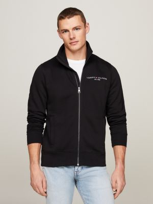 Sport Essential Tonal Logo Zip-Thru Grey | Hoody | Tommy Hilfiger