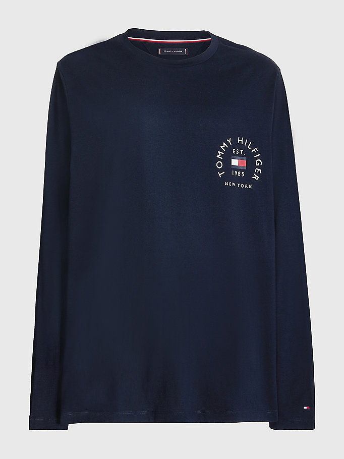 Blu navy/Bianco S Tommy Hilfiger T-shirt sconto 54% MODA DONNA Camicie & T-shirt Marinaio 