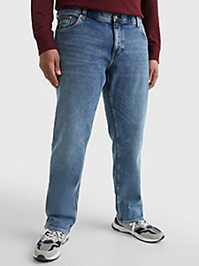 denim plus regular faded jeans for men tommy hilfiger