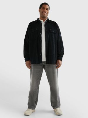 Plus Relaxed Fit Corduroy Overshirt | BLUE | Tommy Hilfiger