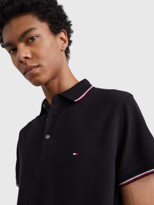 Verleiden Heerlijk boeren 1985 Collection Slim Fit Poloshirt | SCHWARZ | Tommy Hilfiger