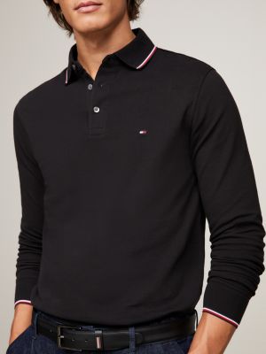 1985 Collection Tipped Slim Fit Tommy Black Hilfiger Polo | 