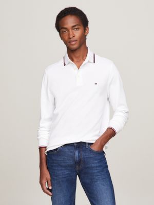 Polo manche longues homme hot sale