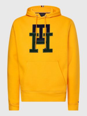 Icons Monogram Casual Fit Hoody YELLOW Tommy Hilfiger