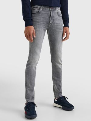 samtale Kompatibel med squat Bleecker Slim schwarze Jeans mit Fade-Effekt | DENIM | Tommy Hilfiger