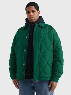 ruitvormig quilted jack | GROEN | Tommy