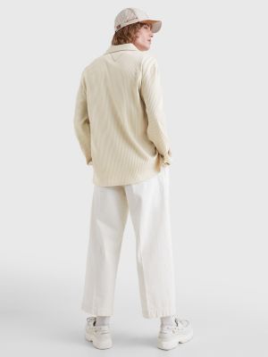 RibKnit Jersey Shirt KHAKI Tommy Hilfiger