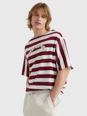 Tee shirt 2024 mariniere tommy hilfiger