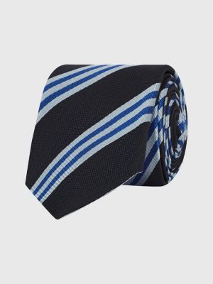 Varsity Stripe Jacquard Tie BLUE Tommy Hilfiger