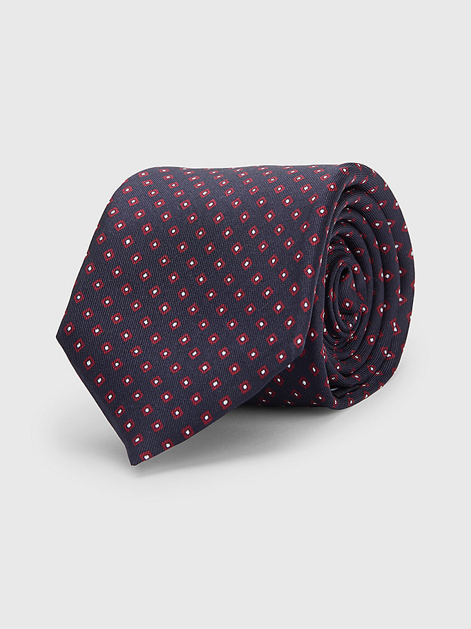 Cravatta con ricamo floreale Tommy Hilfiger Uomo Accessori Cravatte e accessori Cravatte 