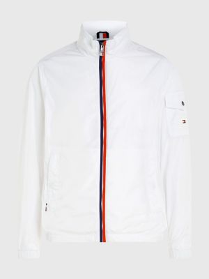 Packable Logo Zip-Thru Regatta Jacket | WHITE | Tommy Hilfiger