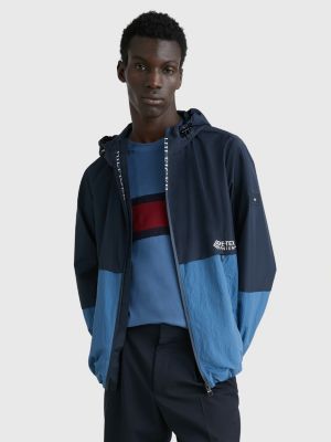 GORE TEX Jacke mit Kapuze BLAU Tommy Hilfiger