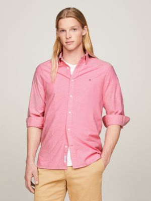 | Regular | Oxford Pink Shirt TH Flex Collection Tommy 1985 Hilfiger