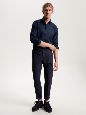 TH Flex Regular Fit Oxford Shirt | Blue | Tommy Hilfiger