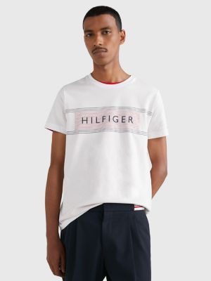 white tommy hilfiger t shirt