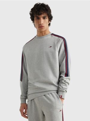 Ninguna consola habilitar Sudadera Sport de cuello redondo con cinta | GRIS | Tommy Hilfiger