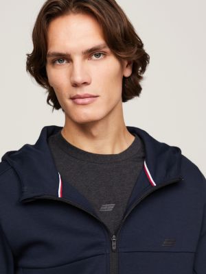 Logo Essential Tommy Tonal Blue Sport | | Hilfiger Hoody Zip-Thru