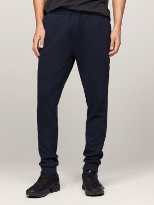 Sport Essential Tonal Logo Cuffed Joggers | Blue | Tommy Hilfiger