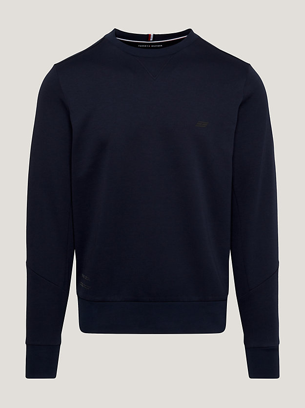 Sport Essential Tonal Logo Sweatshirt | Blue | Tommy Hilfiger