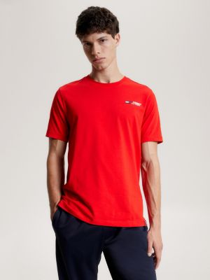 T-Shirt Essential Hilfiger Tommy | Logo Orange | Sport