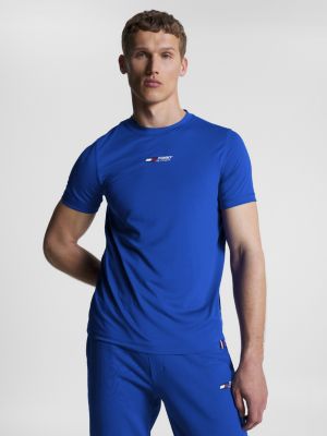 Blau Essential T-Shirt Hilfiger Sport Fit | Tommy Slim |