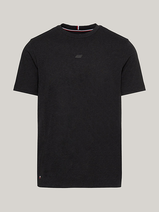 grey sport essential tonal logo t-shirt for men tommy hilfiger