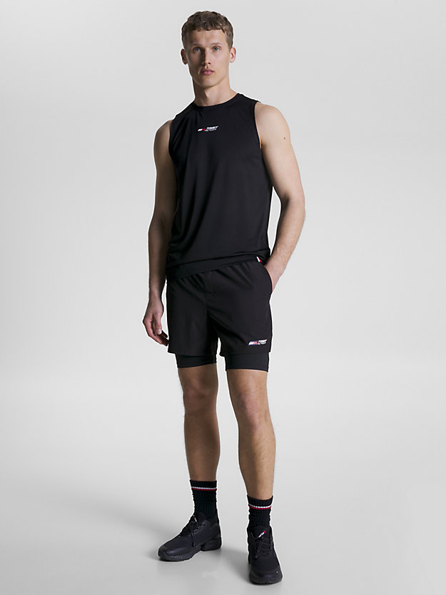 Sport Essential 2-in-1 Training Shorts | Black | Tommy Hilfiger
