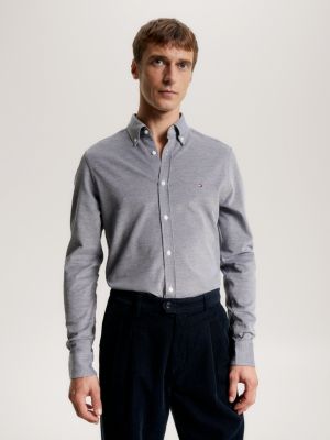 Essential Classic Fit Hilfiger Oxford Shirt | | Tommy Pink