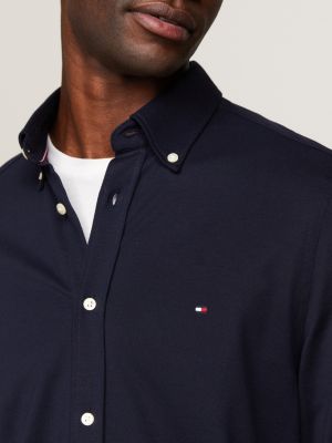 CAMISA POLO SLIM FIT 1985 AZUL MARINHO TOMMY HILFIGER - Mystore Fashion Man