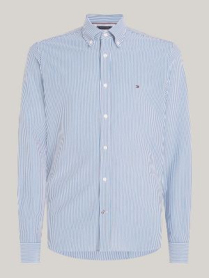 Tommy | Shirt Collection 1985 Blue Stripe | Hilfiger Slim Fit