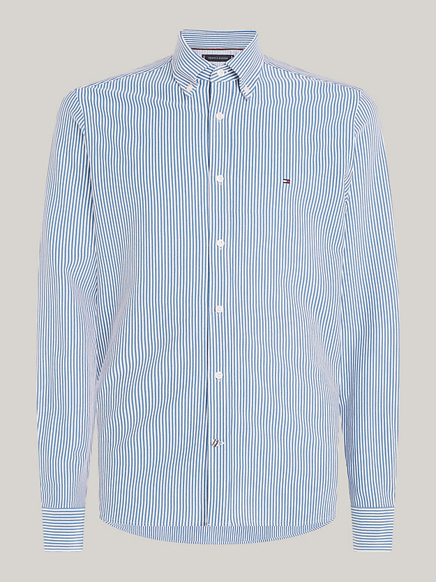 1985 Collection Stripe Slim Fit Shirt | Blue | Tommy Hilfiger