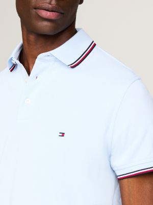 1985 Collection Tipped Slim Fit Polo Blue Tommy Hilfiger