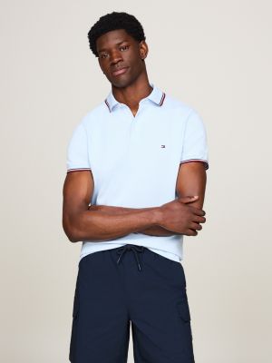 Polo tommy bleu hot sale