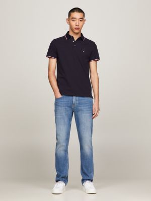 Tommy tipped outlet slim polo