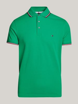 1985 Collection Tipped Slim Fit Polo | Green | Tommy Hilfiger