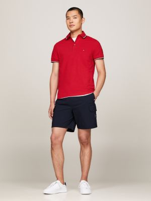 red 1985 collection slim fit poloshirt für herren - tommy hilfiger