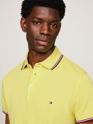 1985 Collection Tipped Slim Fit Polo | Yellow | Tommy Hilfiger