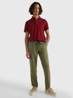 Essential Slim Fit Jersey Polo RED Tommy Hilfiger