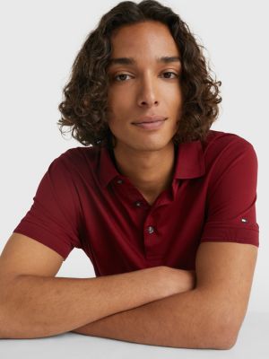 Essential Slim Fit Jersey Polo RED Tommy Hilfiger
