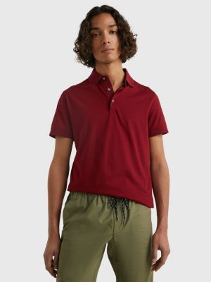 Essential Slim Fit Jersey Polo RED Tommy Hilfiger