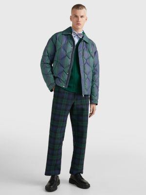 Black Watch Tartan Down Jacket BLUE Tommy Hilfiger